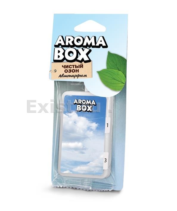 Ароматизатор подвесной бумажный Aroma box, чистый озон