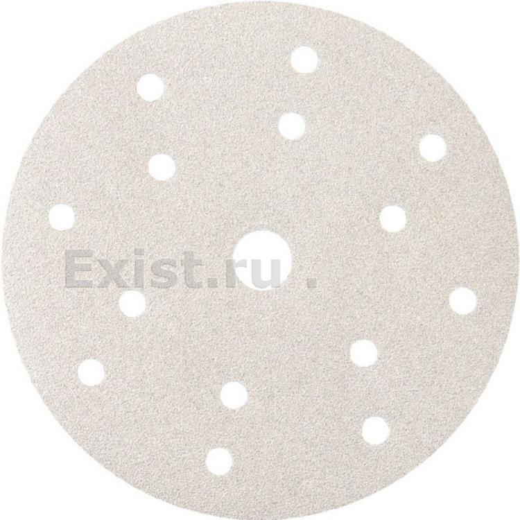 Абразивный круг, с 15 отверстиями smirdex 510 white p320 150мм