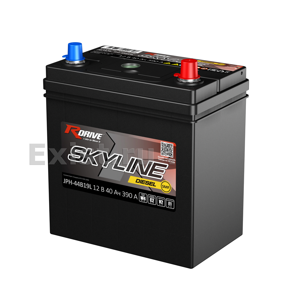 Батарея аккумуляторная Skyline DIESEL SMF, 12В 40Ач