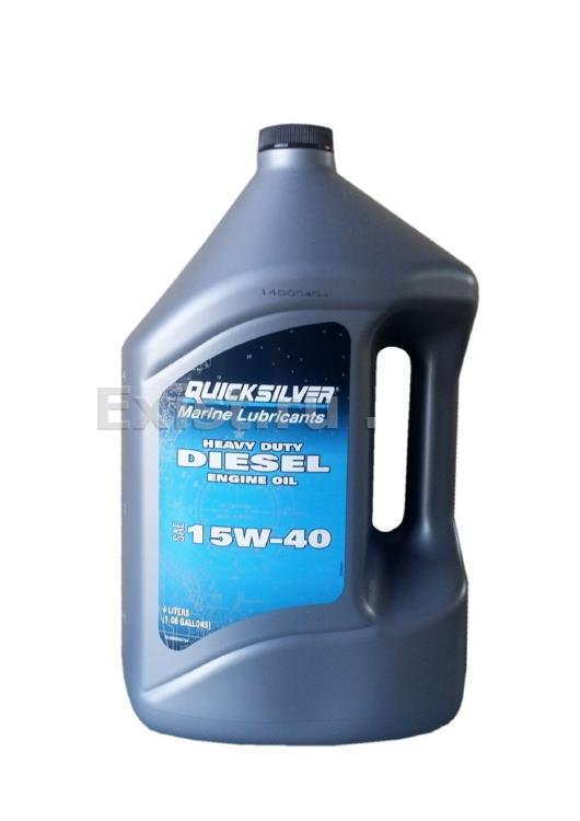 Quicksilver 92-8M0096794Масло моторное минеральное Heavy Duty Diesel Engine Oil 15W-40, 4л