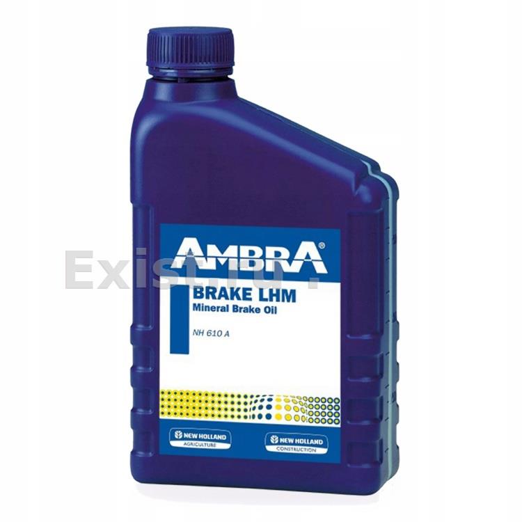 Масло гидравлическое минеральное AMBRA Brake LHM, 1л